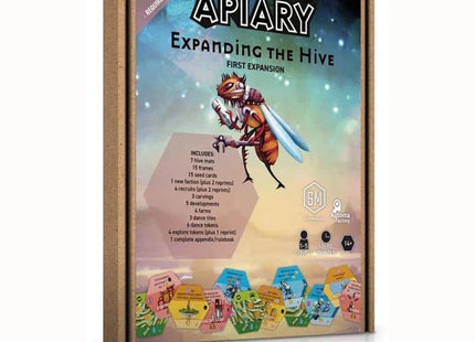 Gamers Guild AZ Stonemaier Games Apiary: Expanding the Hive Expansion (Pre-Order) - Street Date: 10/25/2024 ORDER DUE BY: 9/13/2024 -  Price: $21.25 Stonemaier Games