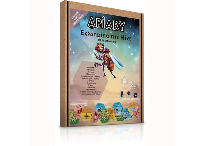 Gamers Guild AZ Stonemaier Games Apiary: Expanding the Hive Expansion (Pre-Order) - Street Date: 10/25/2024 ORDER DUE BY: 9/13/2024 -  Price: $21.25 Stonemaier Games