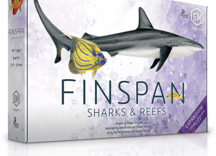 Gamers Guild AZ Stonemaier Games Finspan: Sharks & Reefs Expansion (Pre-Order) Stonemaier Games