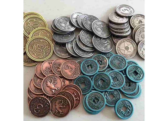 Gamers Guild AZ Stonemaier Games Scythe And Expeditions: Metal Coins Stonemaier Games