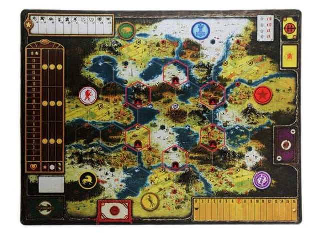 Gamers Guild AZ Stonemaier Games Scythe Natural Rubber Playmat Stonemaier Games