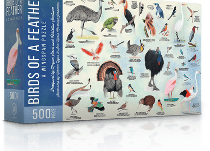 Gamers Guild AZ Stonemaier Games Wingspan Jigsaw Puzzles: Birds Of A Feather (500pc) Stonemaier Games