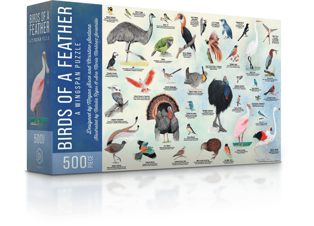 Gamers Guild AZ Stonemaier Games Wingspan Jigsaw Puzzles: Birds Of A Feather (500pc) Stonemaier Games