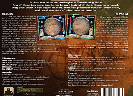Gamers Guild AZ Stronghold Games Terraforming Mars: Hellas & Elysium PSi