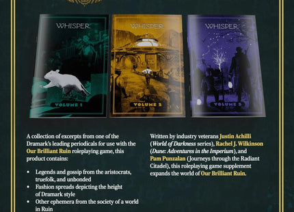 Gamers Guild AZ Studio Hermitage Our Brilliant Ruin Whisper Print Edition (Volume 1-3) (Pre-Order) Quartermaster Direct