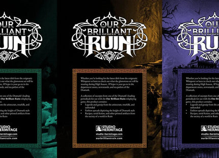 Gamers Guild AZ Studio Hermitage Our Brilliant Ruin Whisper Print Edition (Volume 1-3) (Pre-Order) Quartermaster Direct
