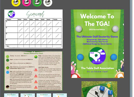 Gamers Guild AZ Table Golf Association Table Golf Association: Pro Edition Quartermaster Direct