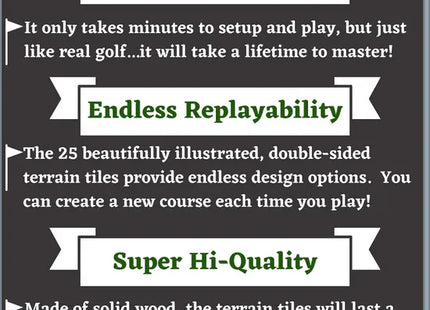 Gamers Guild AZ Table Golf Association Table Golf Association: Pro Edition Quartermaster Direct