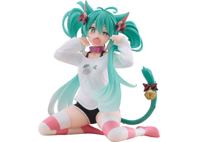 Gamers Guild AZ Taito Vocaloid: Hatsune Miku (Cat Ear T-Shirt Ver.) Reissue - Desktop Cute Figure (Pre-Order) JBK International