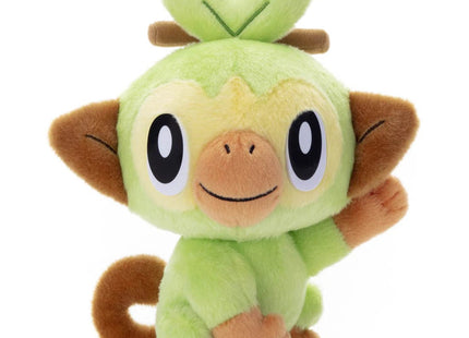 Gamers Guild AZ Takaratomy A.R.T.S Takaratomy A.R.T.S I Choose You! Pokemon Get Plush Doll Grookey, 8" JBK International