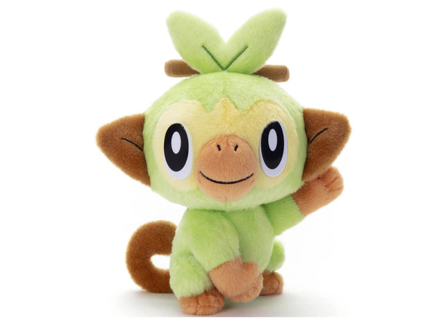 Gamers Guild AZ Takaratomy A.R.T.S Takaratomy A.R.T.S I Choose You! Pokemon Get Plush Doll Grookey, 8" JBK International