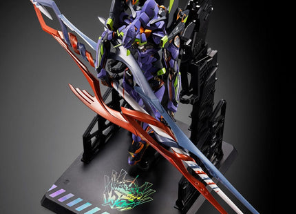 Gamers Guild AZ Tamashii Nations Action Figure: Evangelion - "Evangelion Test Type-01 with Spear of Gaius", Tamashii Nations Metal Build (Pre-Order) Southern Hobby