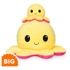 Gamers Guild AZ TeeTurtle BIG Reversible Octopus Plush: Yellow & Red ACD Distribution