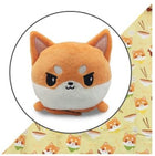 Gamers Guild AZ TeeTurtle Plushie Tote Bag: Orange Ramen Tote Bag + Orange Shiba Inu Plushie AGD