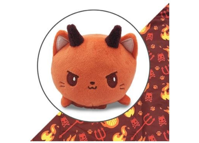 Gamers Guild AZ TeeTurtle Plushie Tote Bag: Red Devil Cats Tote Bag + Red Devil Cat Plushie AGD