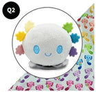 Gamers Guild AZ TeeTurtle Plushie Tote Bag: White Rainbow Axolotls Tote Bag + White (Rainbow Gills) Axolotl Plushie AGD