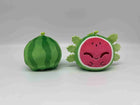 Gamers Guild AZ TeeTurtle Plushiverse: Reversible Keychain - Watermelon Axolotl AGD