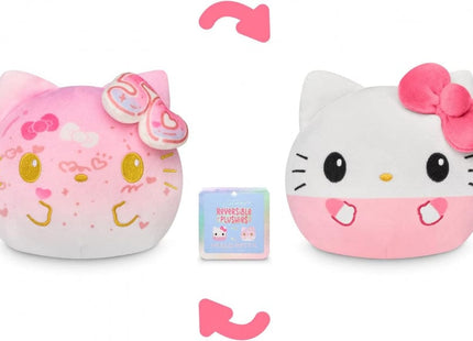 Gamers Guild AZ TeeTurtle Plushiverse: Reversible Plushie 4in - Hello Kitty 50th Anniversary Pink AGD