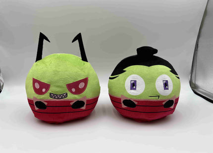 Gamers Guild AZ TeeTurtle Plushiverse: Reversible Plushie 6in - Invader Zim + Human Disguise AGD