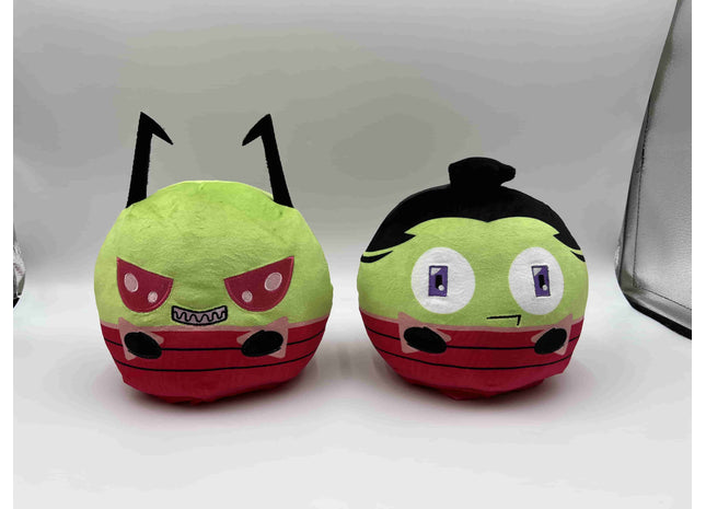 Gamers Guild AZ TeeTurtle Plushiverse: Reversible Plushie 6in - Invader Zim + Human Disguise AGD