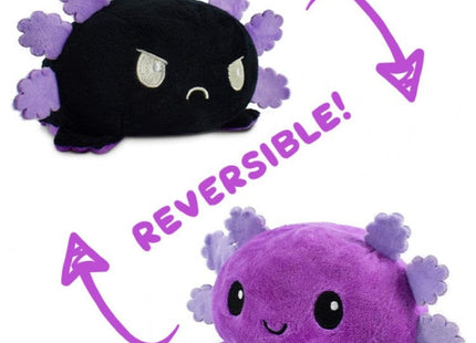 Gamers Guild AZ TeeTurtle Reversible Axolotl Plushie: Purple and Black Discontinue