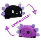 Gamers Guild AZ TeeTurtle Reversible Axolotl Plushie: Purple and Black Discontinue