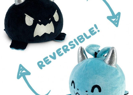 Gamers Guild AZ TeeTurtle Reversible Dragon Plushie: Blue and Black Discontinue