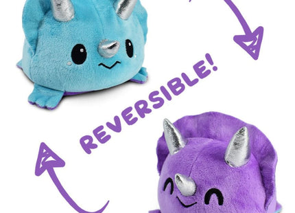 Gamers Guild AZ TeeTurtle Reversible Triceratops Plush: Purple & Blue ACD Distribution