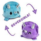 Gamers Guild AZ TeeTurtle Reversible Triceratops Plush: Purple & Blue ACD Distribution