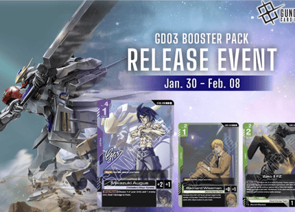 Gamers Guild AZ Tempe - 1/31 @ 7pm - Gundam Card Game GD03 Release Event Gamers Guild AZ
