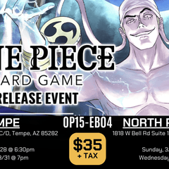 Gamers Guild AZ Tempe - 3/28 @ 6:30pm - One Piece OP-15 Release Event Gamers Guild AZ