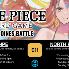 Gamers Guild AZ Tempe - 3/3 @ 7pm - One Piece Heroines Battle Gamers Guild AZ