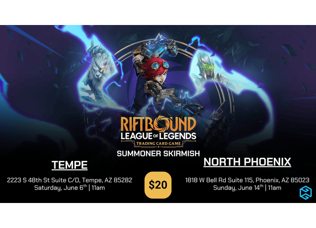 Gamers Guild AZ Tempe - 6/6 @ 11am - Riftbound Summoner Skirmish Gamers Guild AZ
