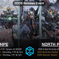 Gamers Guild AZ Tempe - 7/27 @ 7pm - Gundam Card Game GD05 Release Event (GD05 Booster Pack Sealed) Gamers Guild AZ