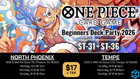 Gamers Guild AZ Tempe - 8/15 @ 6pm - One Piece Beginners Deck Party 2026 [ST-31]~[ST-36] Gamers Guild AZ