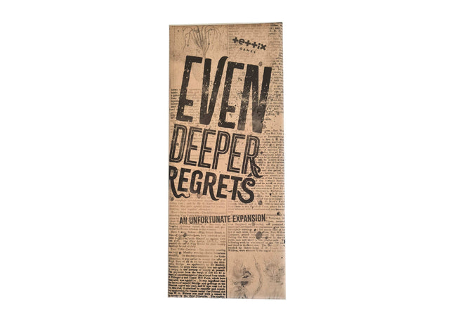 Gamers Guild AZ Tettix Games Even Deeper Regrets (Kickstarter Version) Kickstarter