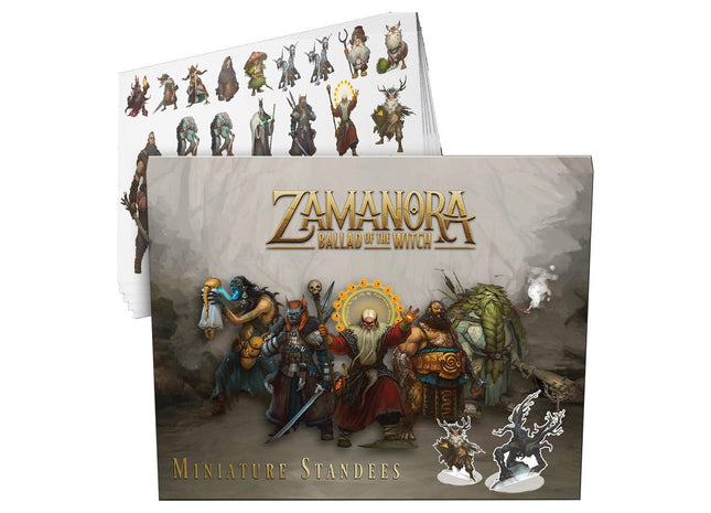 Gamers Guild AZ The Eren Chronicles Legend in the Mist: Zamanora - Ballad of the Witch: Miniature Standees (Pre-Order) ACD Distribution