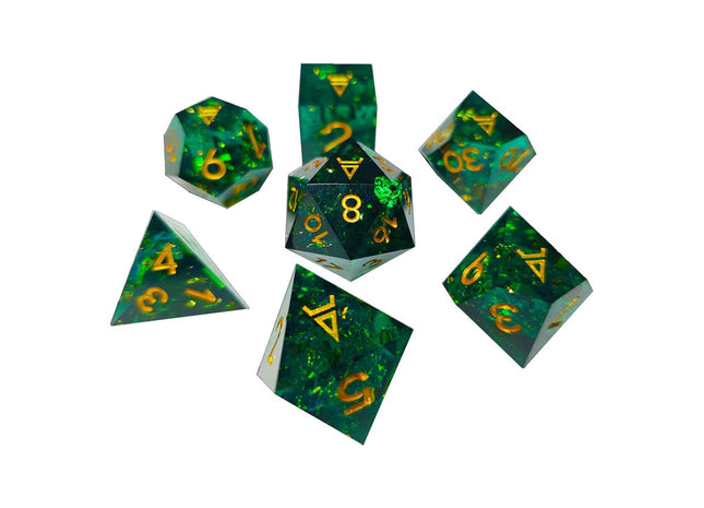 Gamers Guild AZ The Eren Chronicles Legend in the Mist: Zamanora - Forest Warden Dice Set (Pre-Order) ACD Distribution