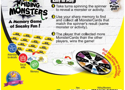 Gamers Guild AZ The Purple Owl Ltd Hiding Monsters (Pre-Order) Quartermaster Direct