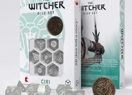 Gamers Guild AZ The Witcher The Witcher Dice Set: Ciri - The Lady of Space and Time Discontinue