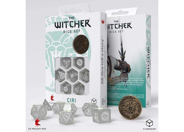 Gamers Guild AZ The Witcher The Witcher Dice Set: Ciri - The Lady of Space and Time Discontinue