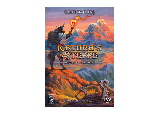 Gamers Guild AZ Thunderworks Games Cartographers: Map Pack 5, Kethra's Steppe Faire