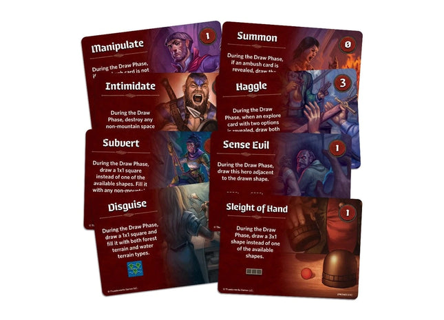 Gamers Guild AZ Thunderworks Games Cartographers: Skills Mini-Expansion 2 Faire