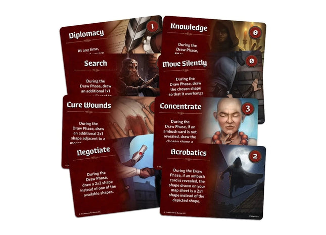 Gamers Guild AZ Thunderworks Games Cartographers: Skills Mini-Expansion Faire