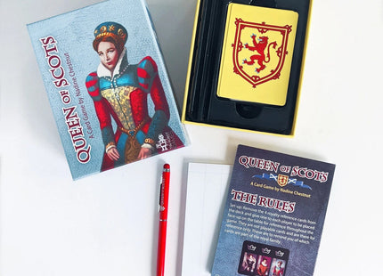 Gamers Guild AZ Tin Robot Games Queen of Scots: The Card Game Quartermaster Direct