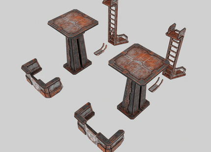 Gamers Guild AZ Tinkerhouse Games Tinkerturf: Guard Tower Add-On - Abandoned (Pre-Order) AGD