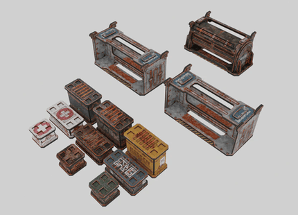 Gamers Guild AZ Tinkerhouse Games Tinkerturf: Tanker & Crate Containers - Abandoned (Pre-Order) AGD