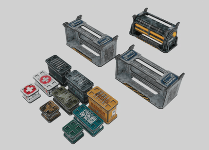 Gamers Guild AZ Tinkerhouse Games Tinkerturf: Tanker & Crate Containers - Neutral (Pre-Order) AGD