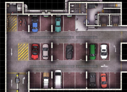 Gamers Guild AZ Tom Cartos Tom Cartos's Modern City Streets TTRPG Map Pack (Pre-Order) Quartermaster Direct