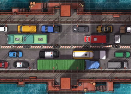 Gamers Guild AZ Tom Cartos Tom Cartos's Modern City Streets TTRPG Map Pack (Pre-Order) Quartermaster Direct